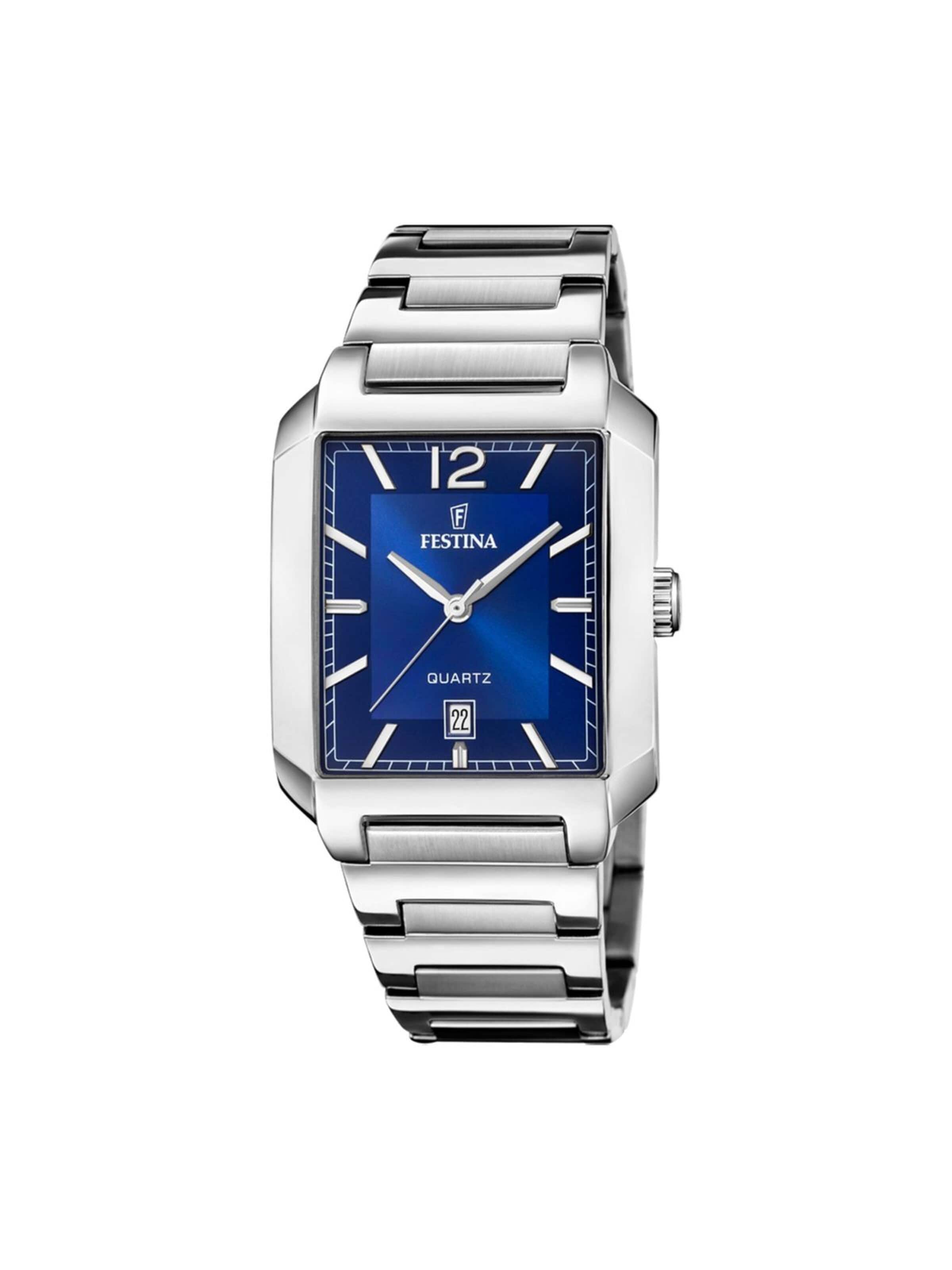 Montre à affichage analogique FESTINA en bleu : devant