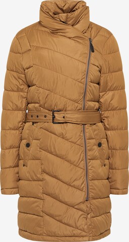 DreiMaster Klassik Winter Coat in Brown: front