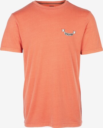 Volcom Performance Shirt 'GASP' in Orange: front