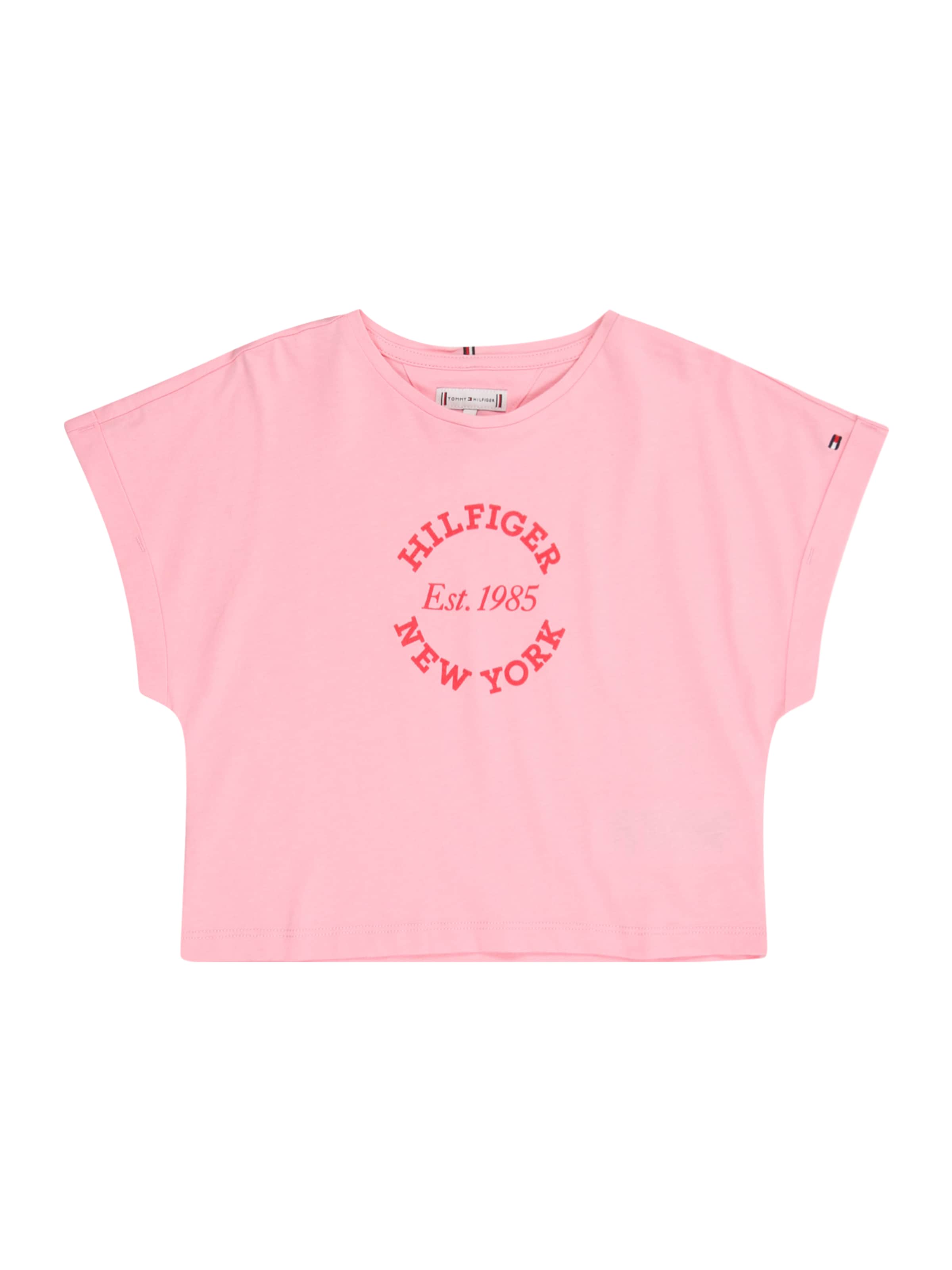 TOMMY HILFIGER Тениска в розово: отпред