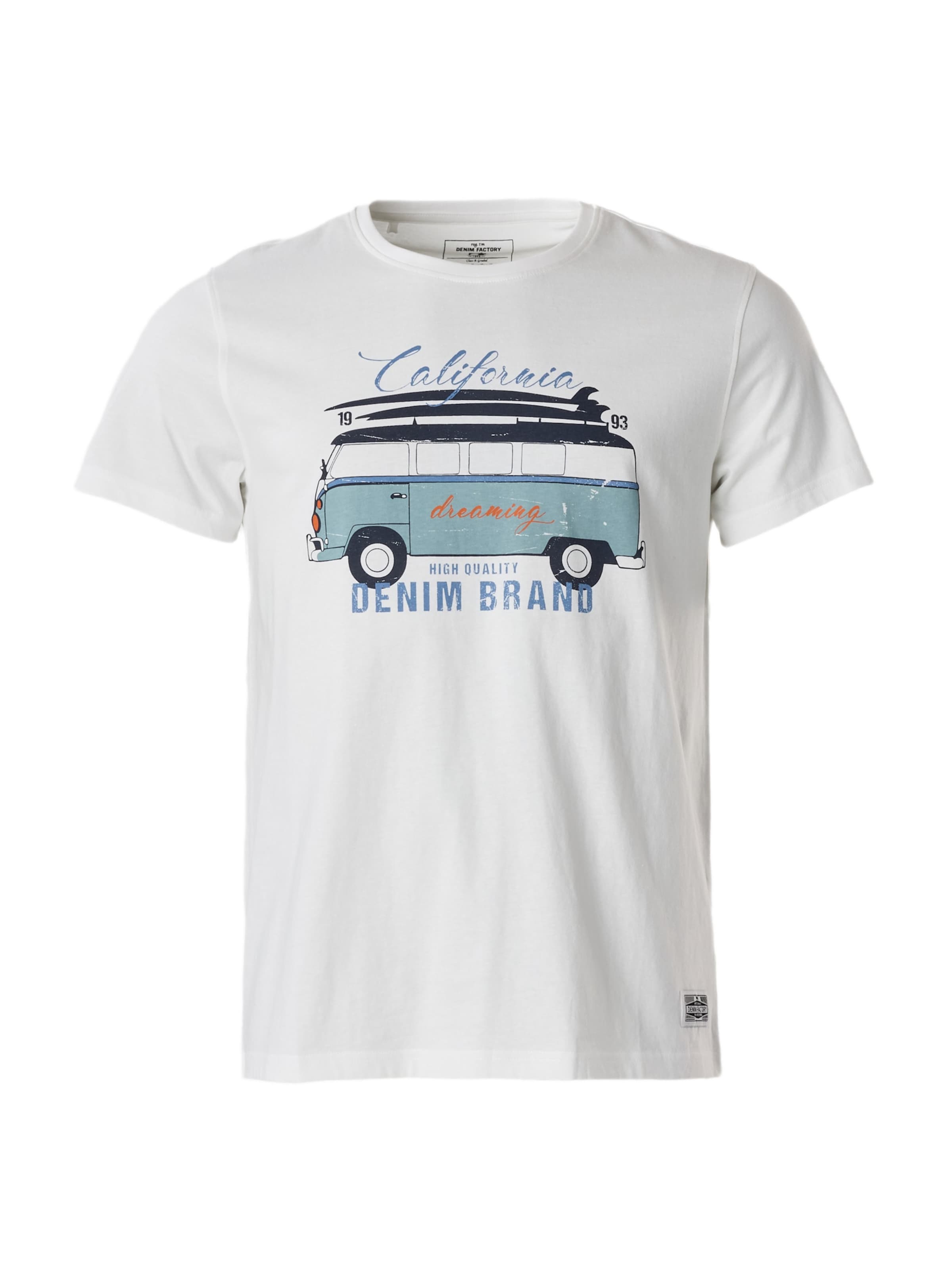 Denim Factory T-Shirt en XXL en blanc, Vue avec produit