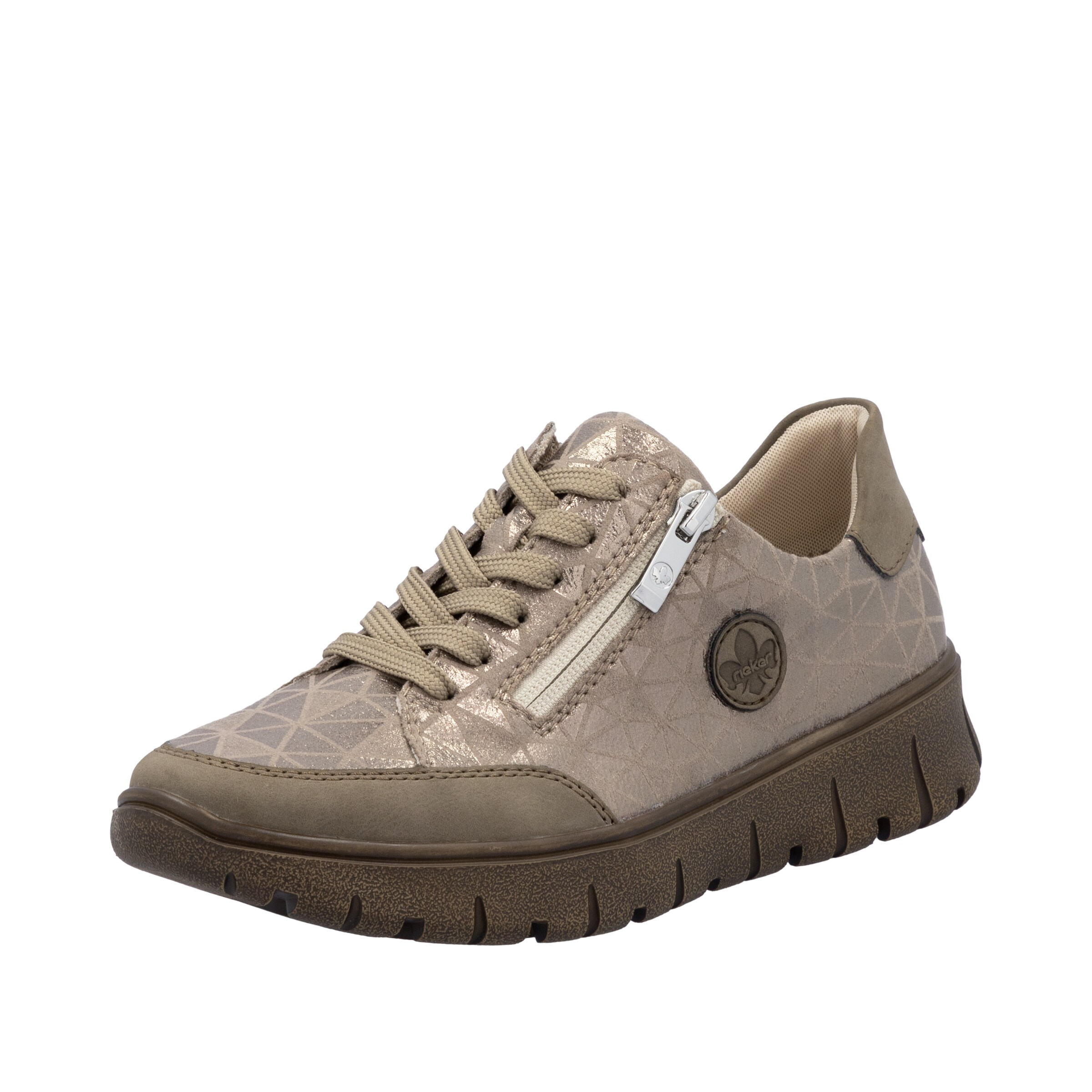 Rieker Sneaker in Beige: Vorderseite