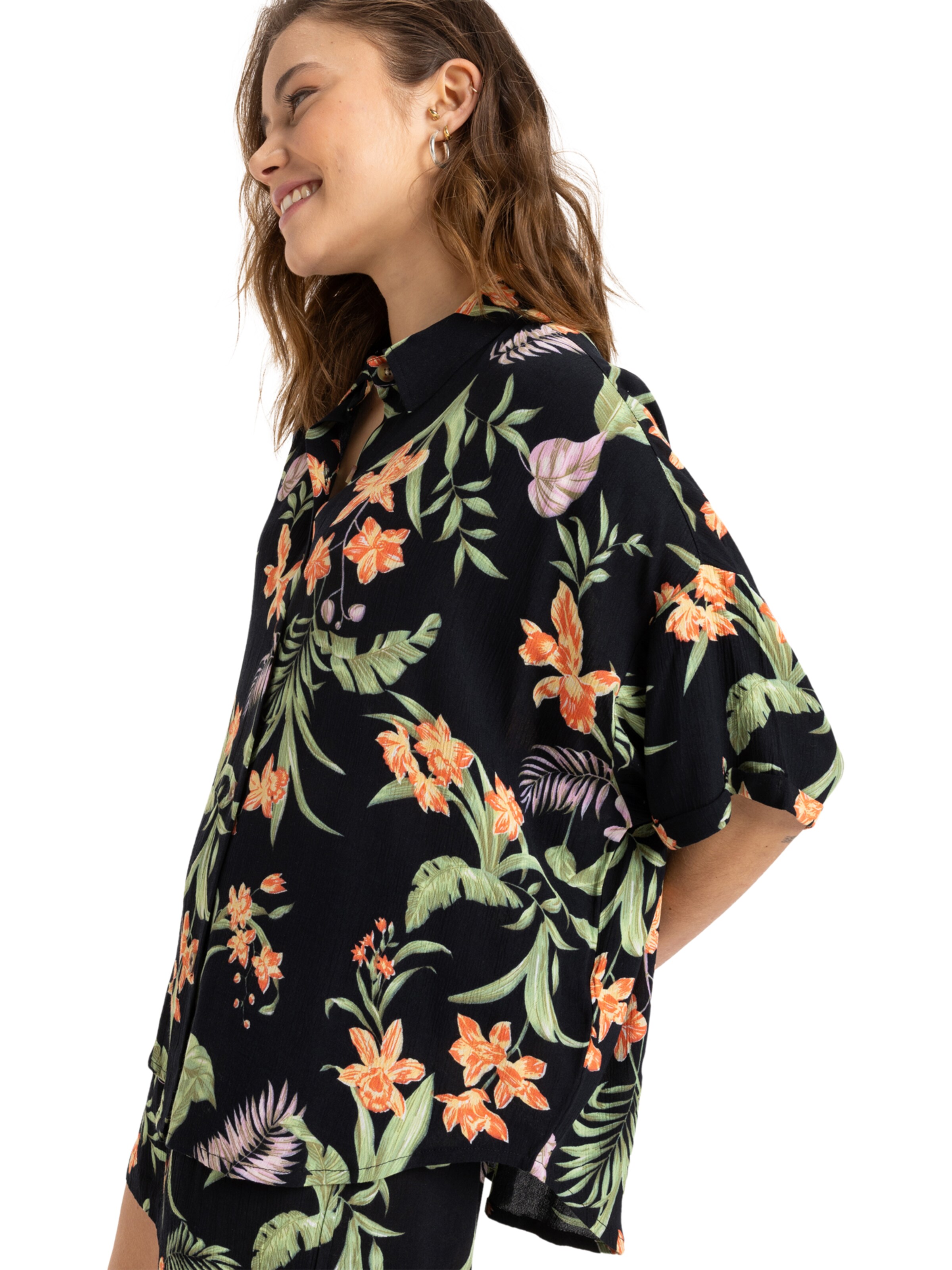 ROXY Blouse 'Beach Nostalgia' in Black