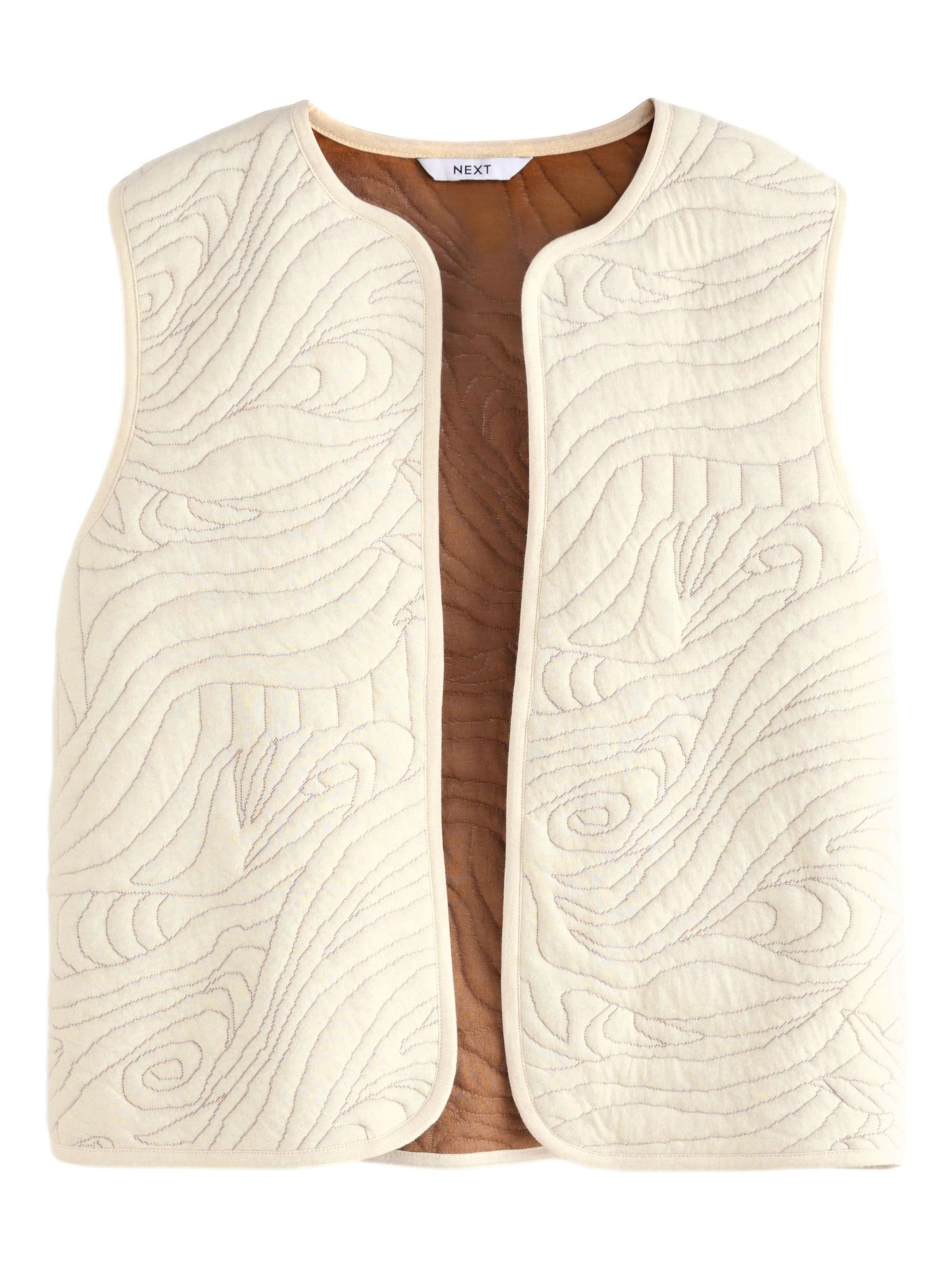 Gilet di Next in beige: frontale
