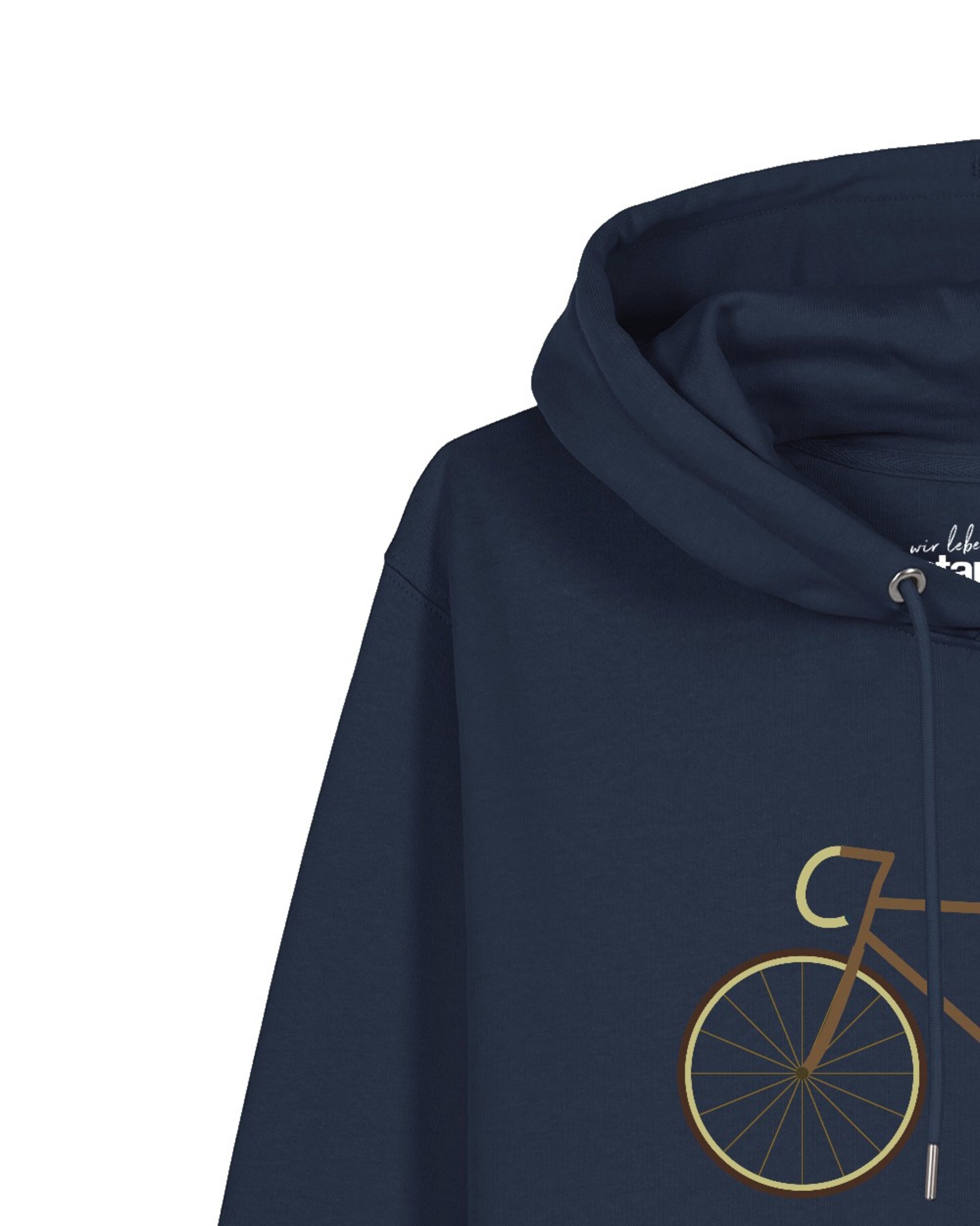 Felpa 'Fahrrad' di Watapparel in blu