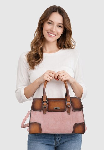 HARPA Henkeltasche 'LIORA' in Pink: Vorderseite