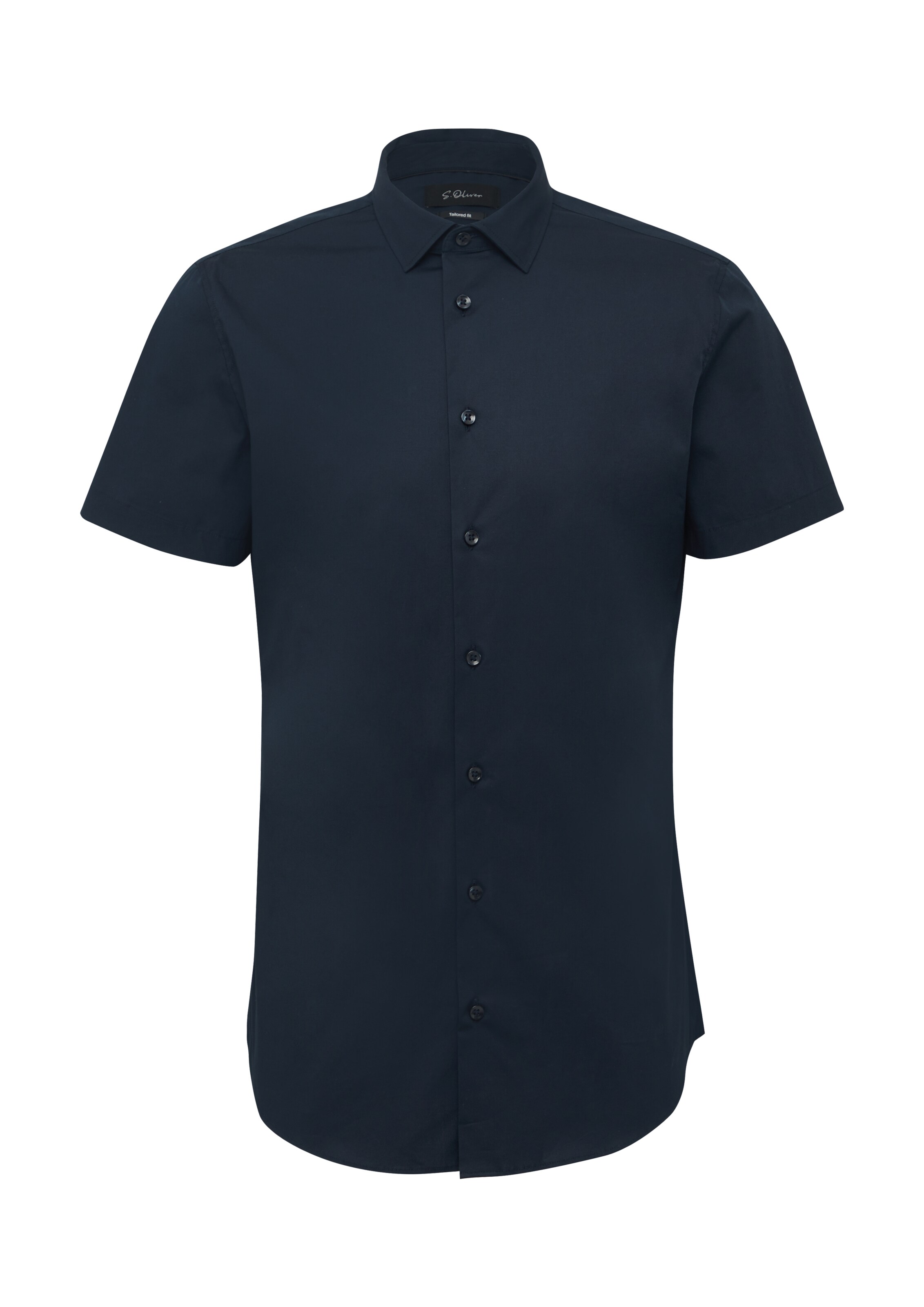 s.Oliver BLACK LABEL Overhemd in Blauw: voorkant