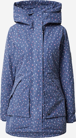 Alife and Kickin Between-Seasons Coat 'FloraAK B' in Blue: front