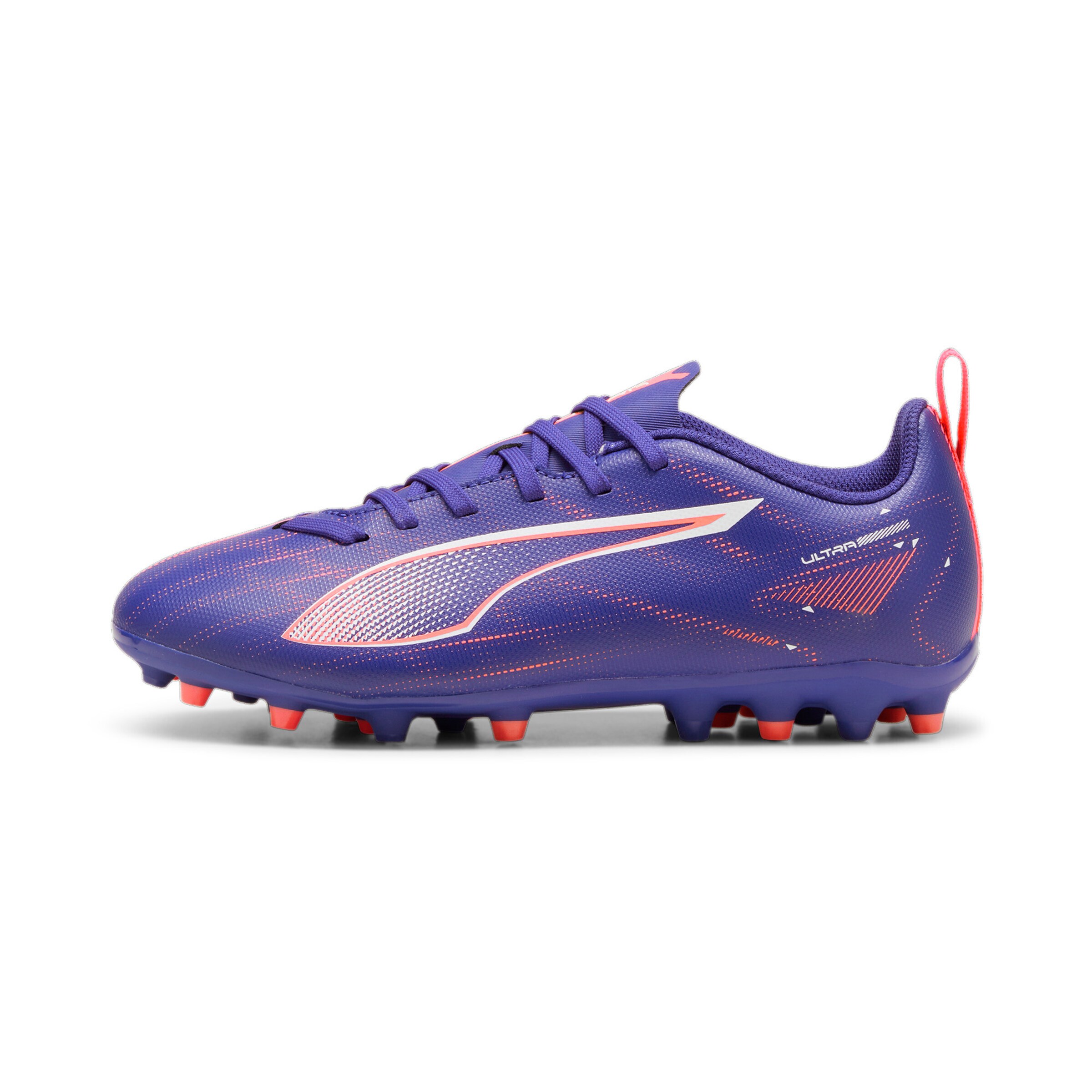 PUMA Soccer Cleats in Purple: front