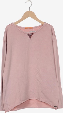 BOSS Sweatshirt & Zip-Up Hoodie in L in Pink: front