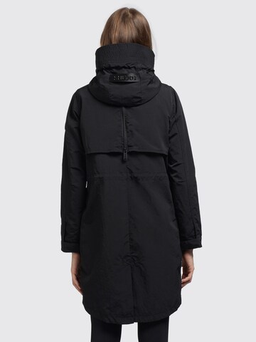 Manteau mi-saison 'Adda2' khujo en noir