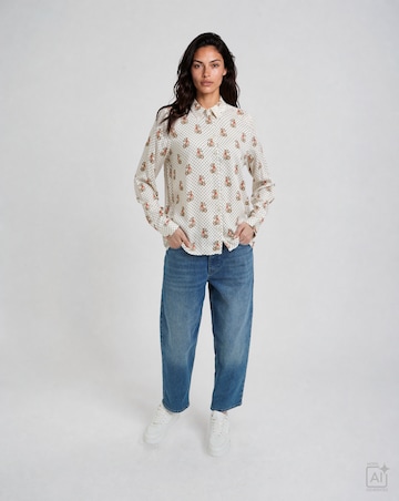 Milano Italy Blouse in Beige
