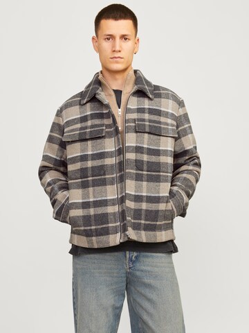 JACK & JONES Jacke 'JPRBlurussel' in Grau: Vorderseite