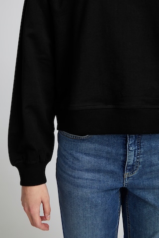 ICHI Sweatshirt 'IHVEA' in Zwart