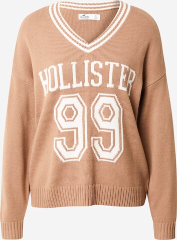 HOLLISTER Sweater 'APAC' in Brown: front