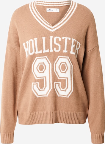 HOLLISTER Pullover 'APAC' in Braun: predná strana