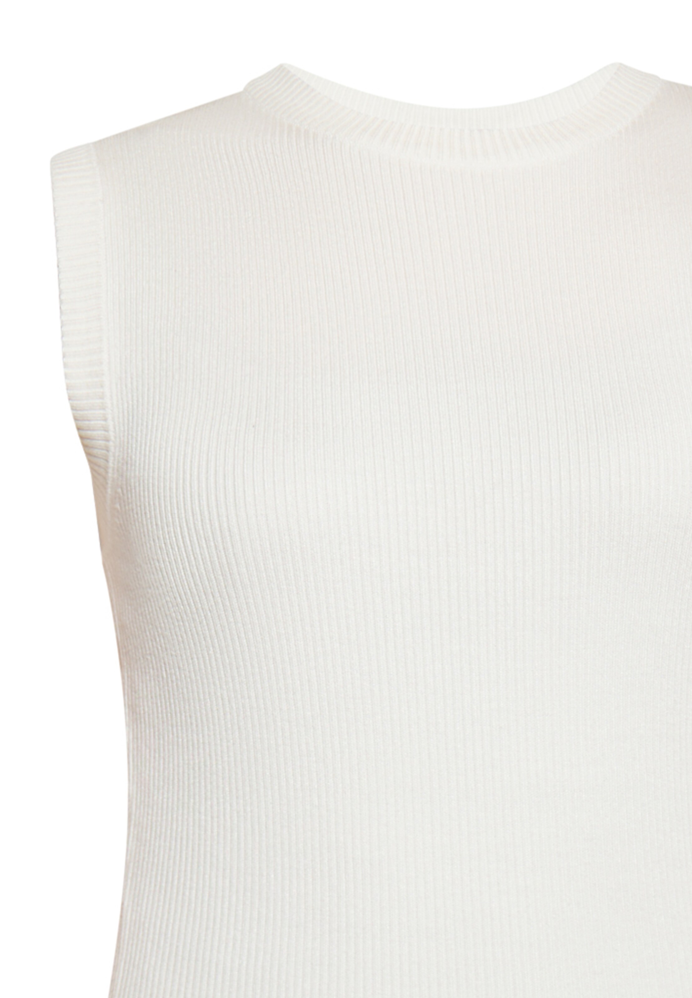 NAEMI Трикотажное платье в Белый