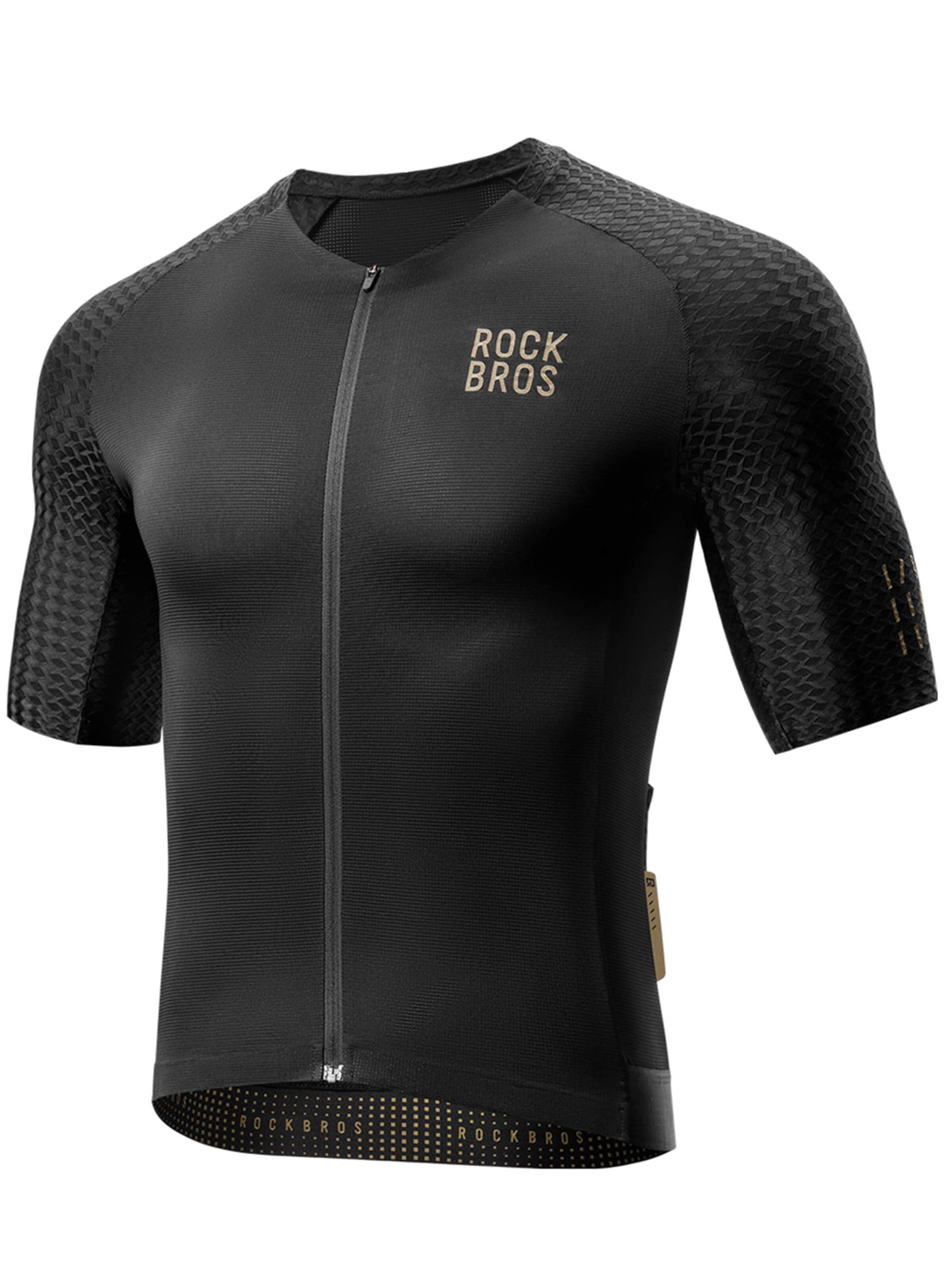 ROCKBROS Jersey 'kurzarm Radtrikot' in L in Black, Item view