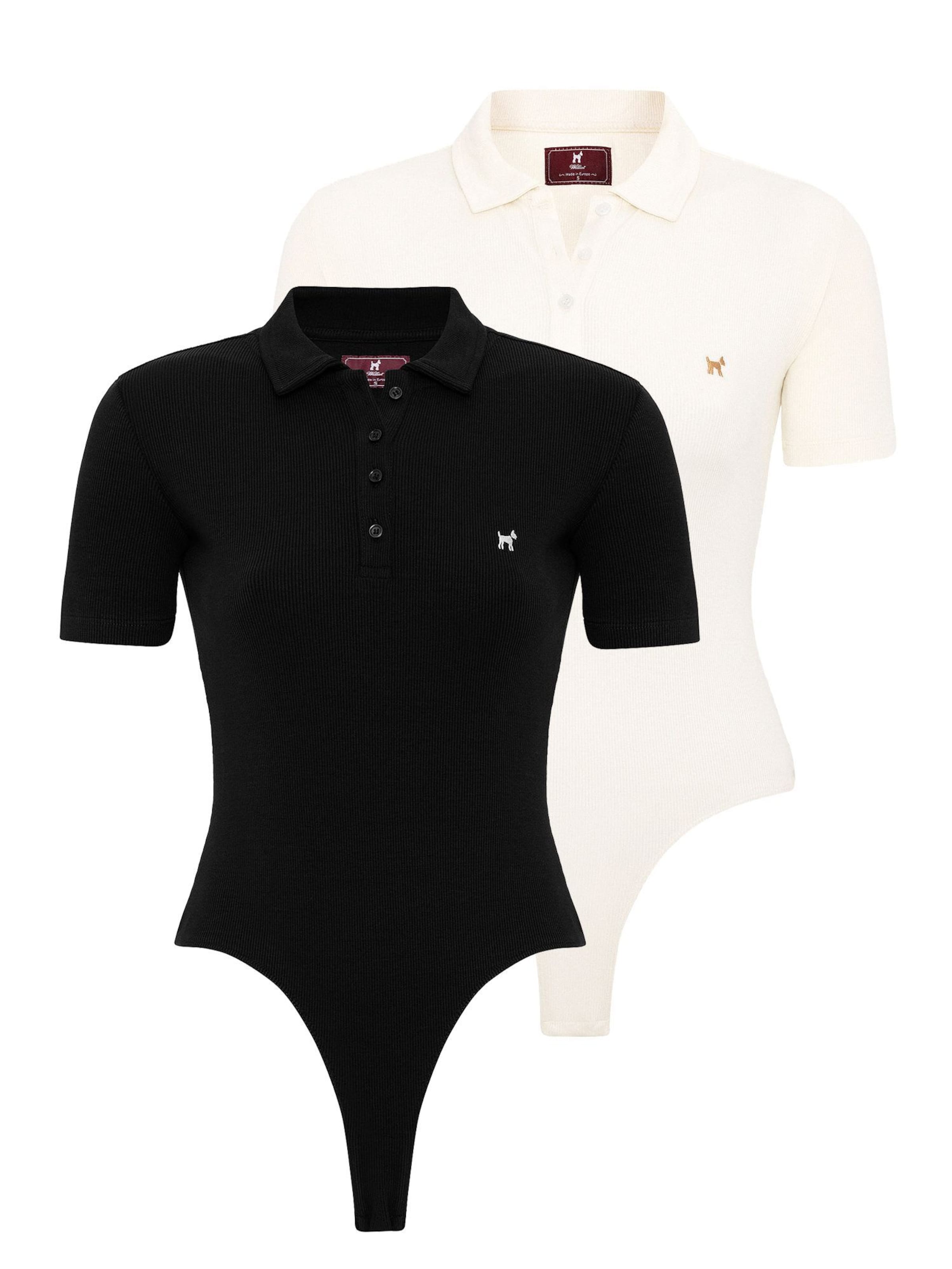 Williot Κορμάκι-μπλουζάκι σε μαύρο: μπροστά