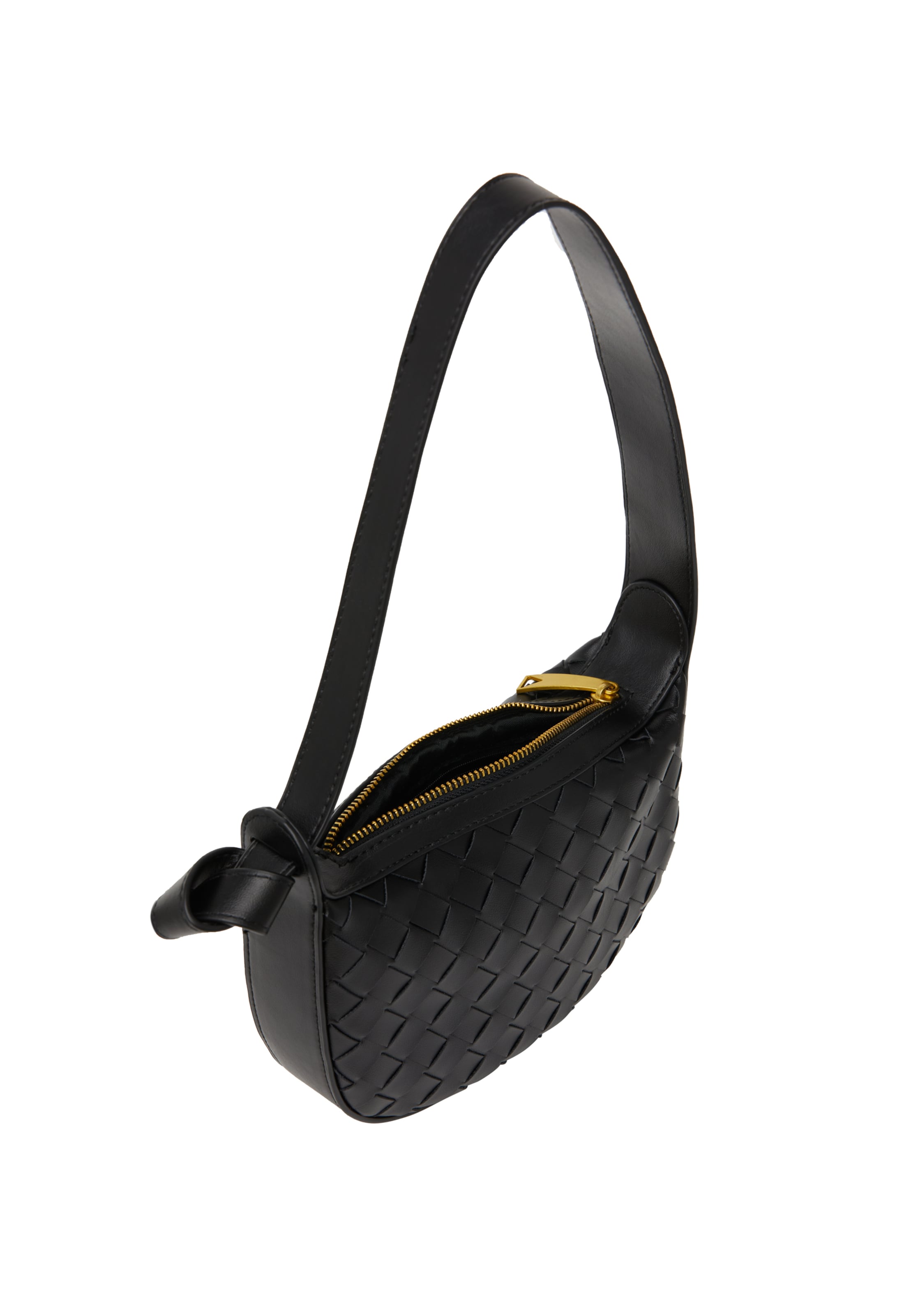 NAEMI - Mala de ombro em preto