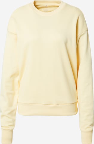 ADIDAS PERFORMANCE Athletic Sweatshirt in Yellow: front