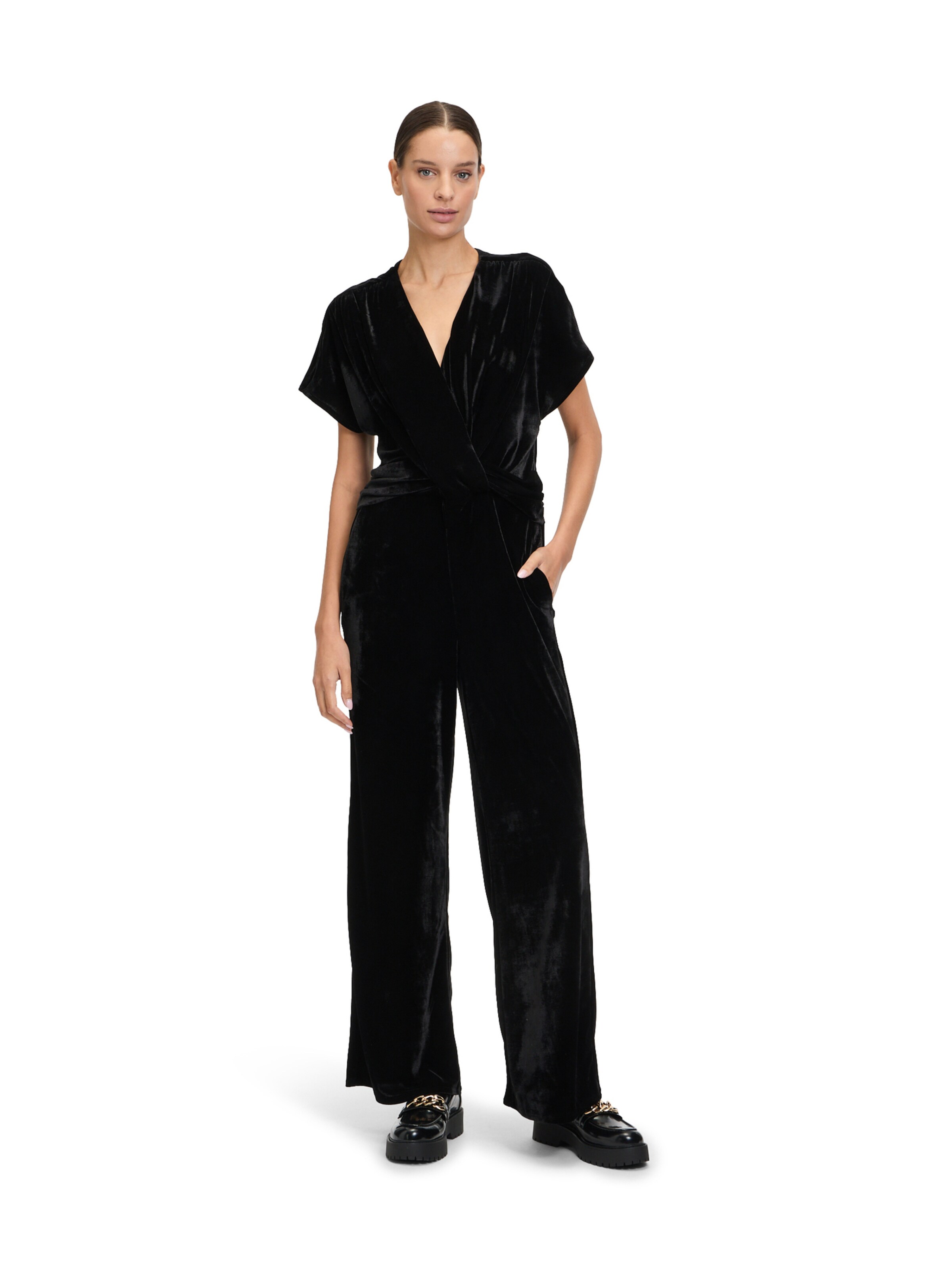 Tuta jumpsuit di Cartoon in nero