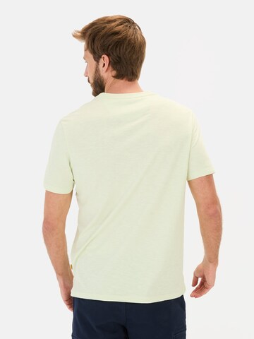 CAMEL ACTIVE Shirt 'Henley' in Beige
