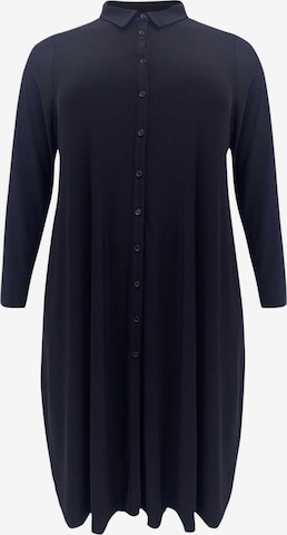 Yoek Shirt Dress 'Dolce' in Blue: front