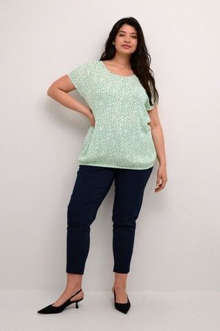 KAFFE CURVE Blouse 'Ami' in Green