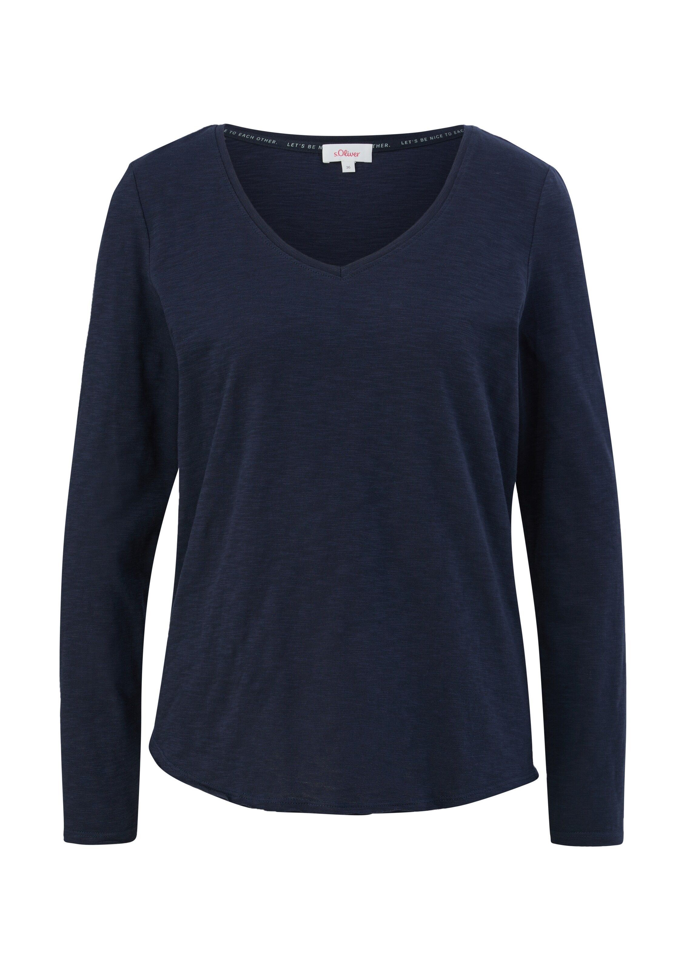 s.Oliver Shirt in Blauw: voorkant