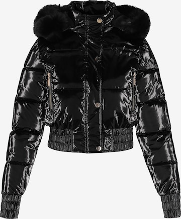 Veste d’hiver faina en noir : devant