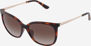 Lunettes de soleil GUESS en marron : devant