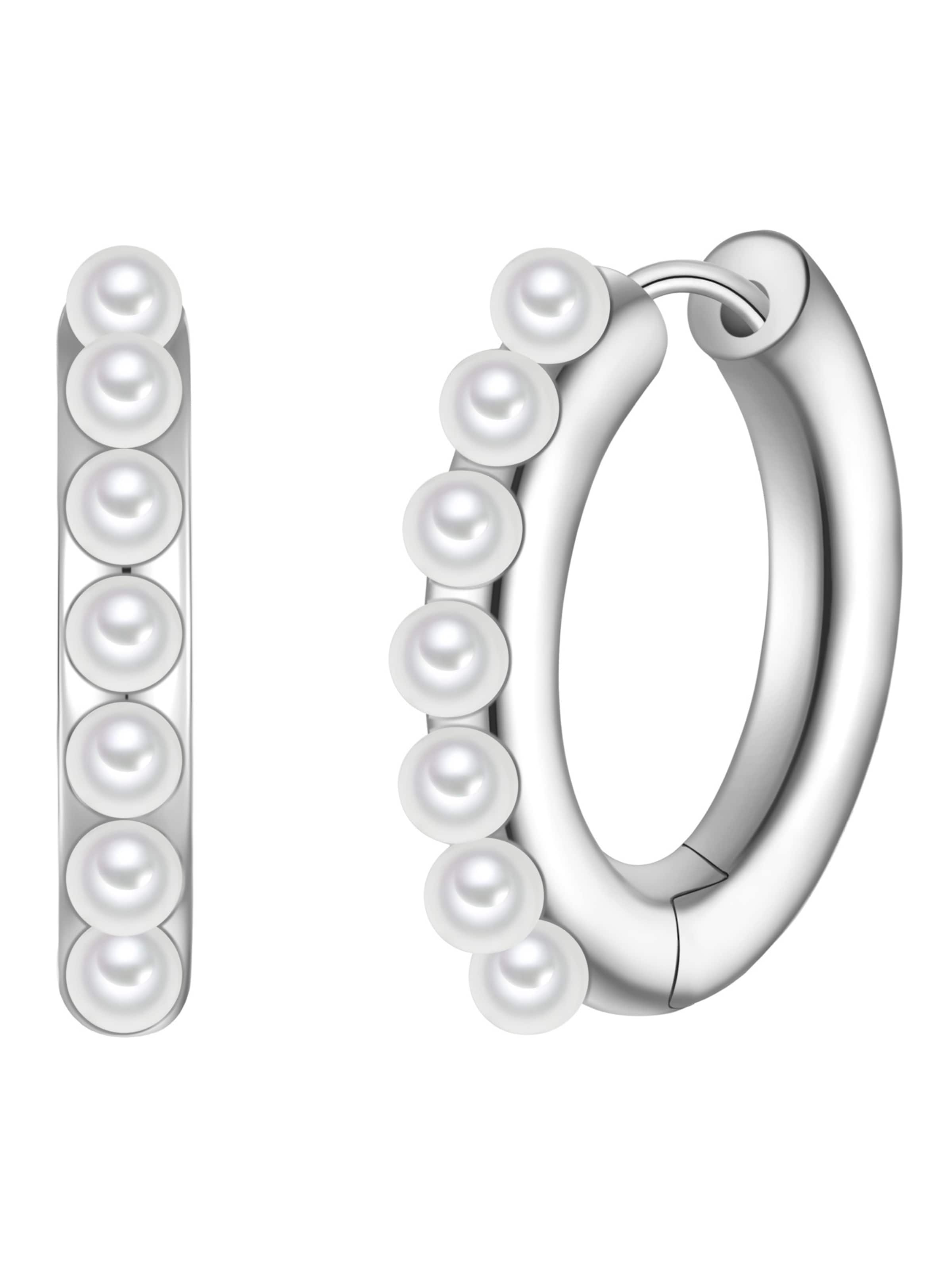 Yokoamii Ohrringe in Silber: Vorderseite