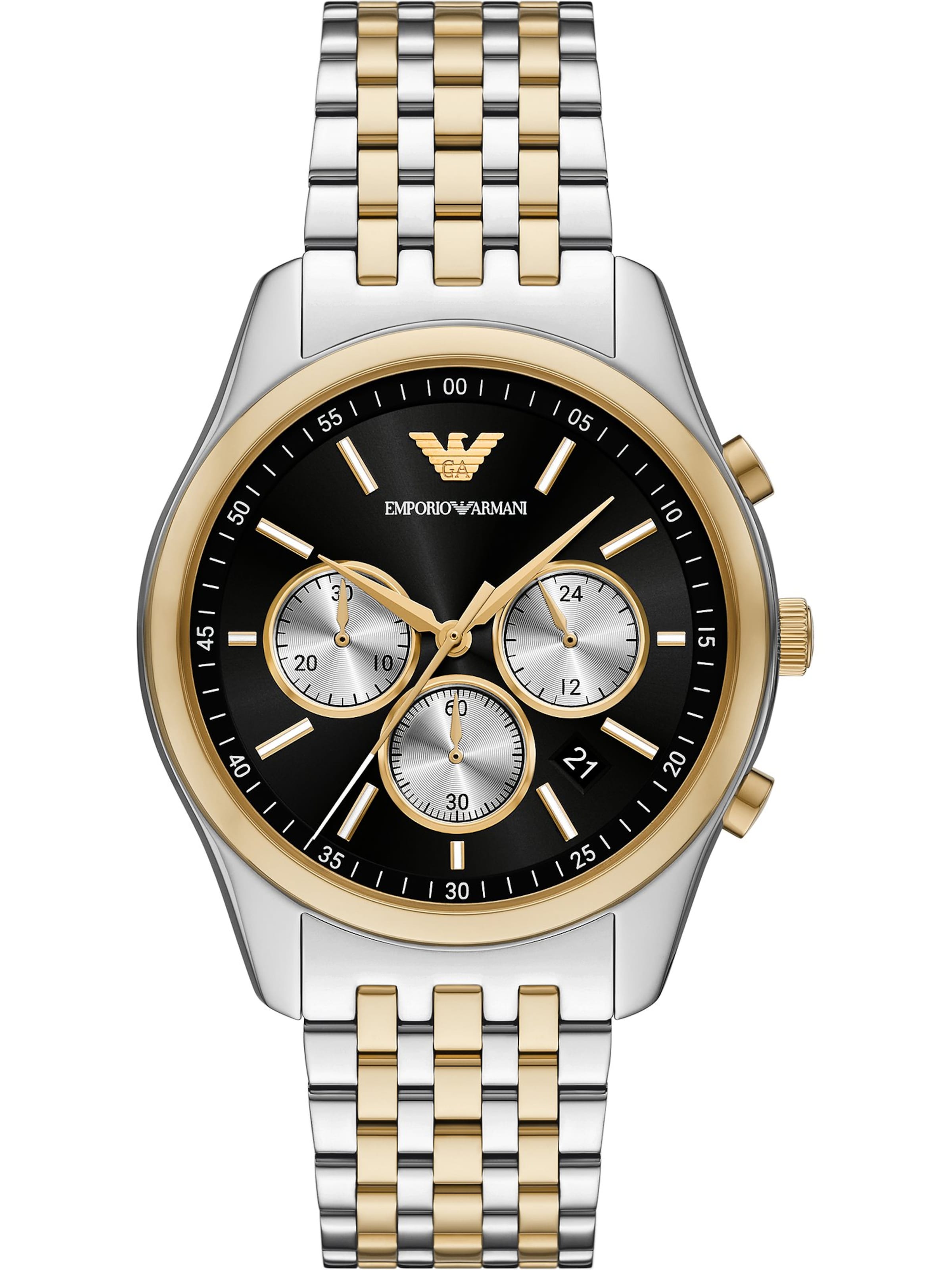 Emporio Armani Analog klocka i blandade färger: framsida