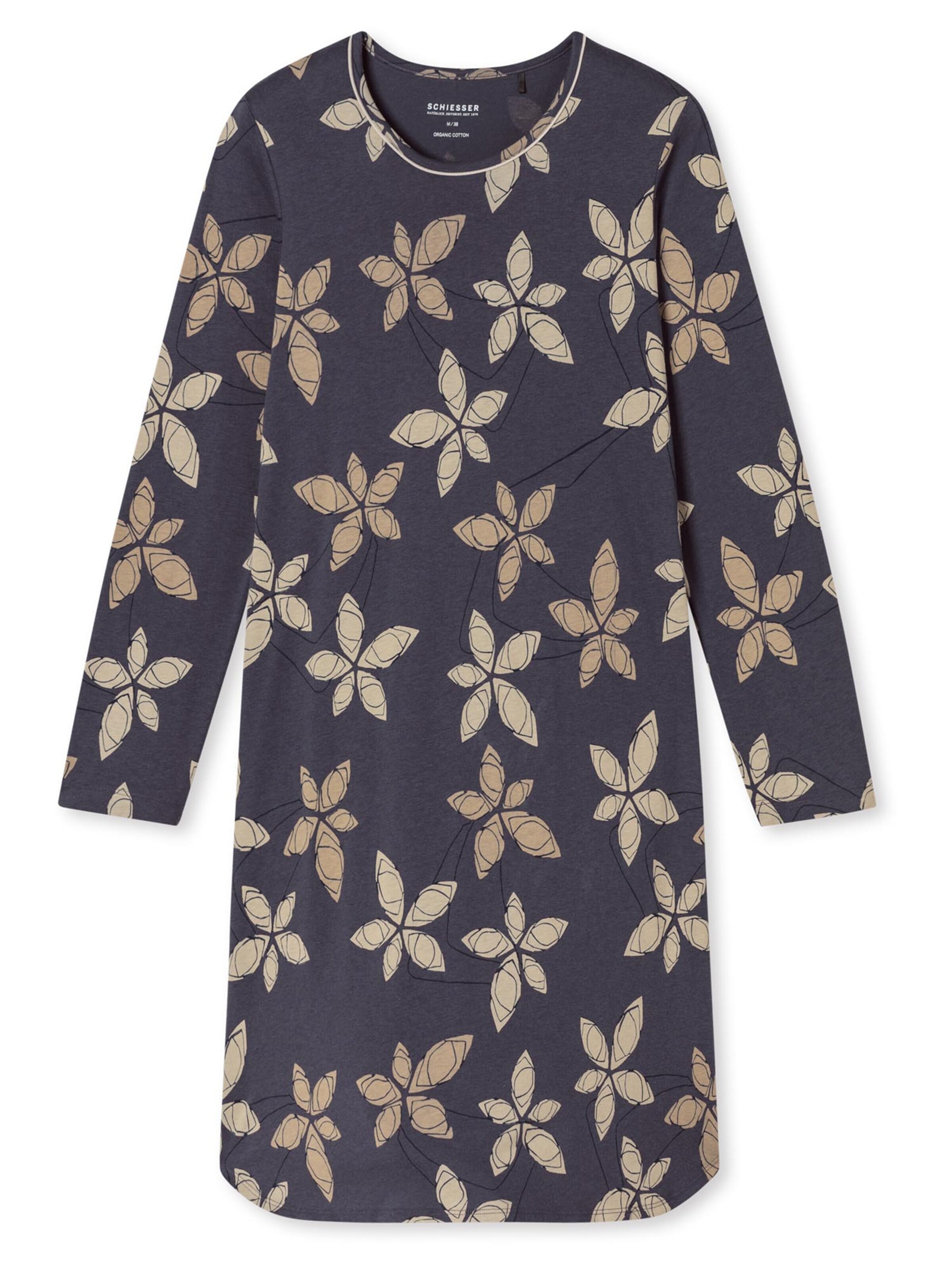 SCHIESSER Pyjama 'Comfort' in Grau: Vorderseite
