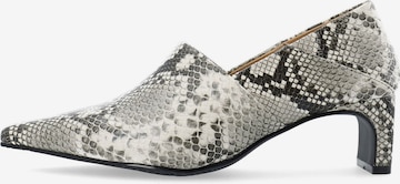 Bianco - Zapatos con plataforma 'ROWE' en gris: frente