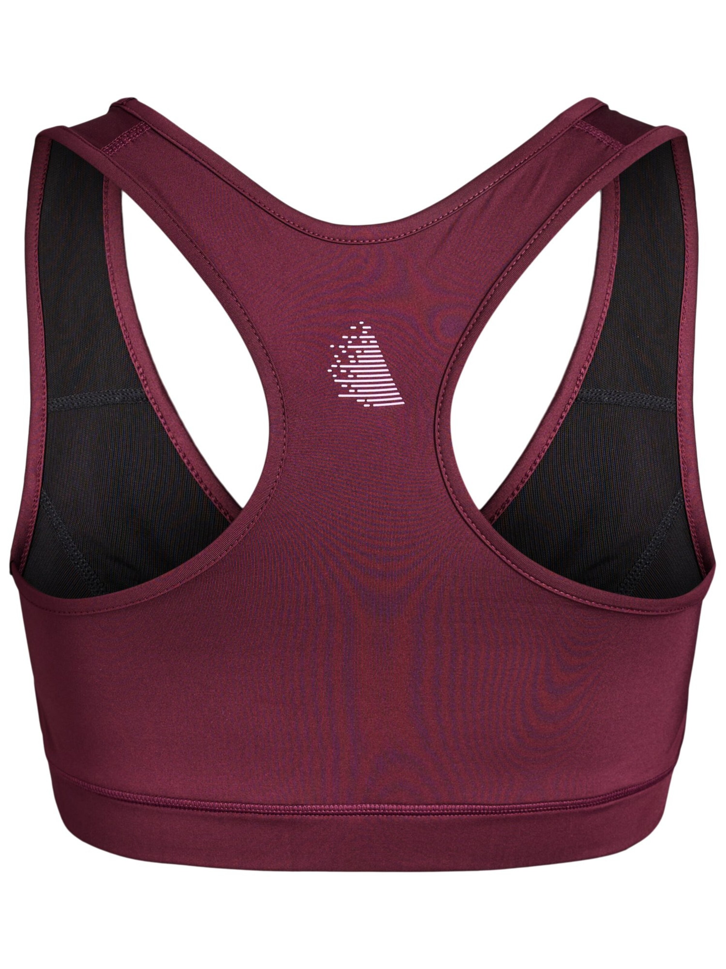Active by Zizzi Bustier Sport bh 'Adory' in Rood