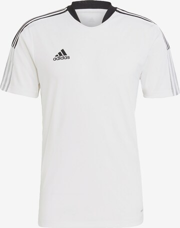 Maglia trikot 'Tiro 21 ' di ADIDAS SPORTSWEAR in bianco: frontale