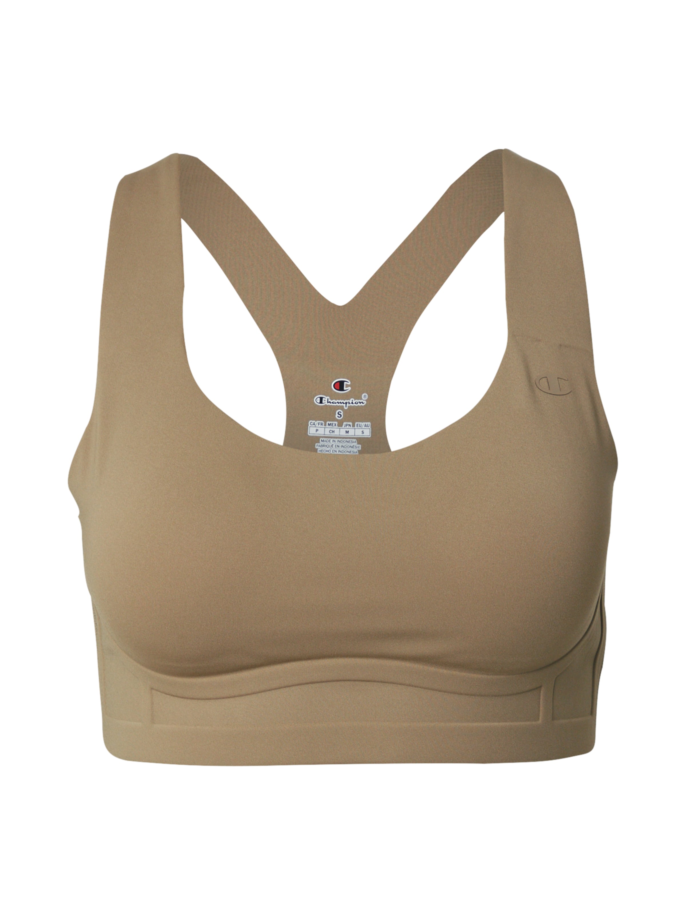 Champion Authentic Athletic Apparel - Soutien Bustier Soutien de desporto em bege: frente