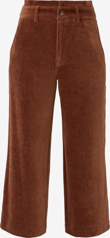 s.Oliver Wide leg Pants in Brown: front