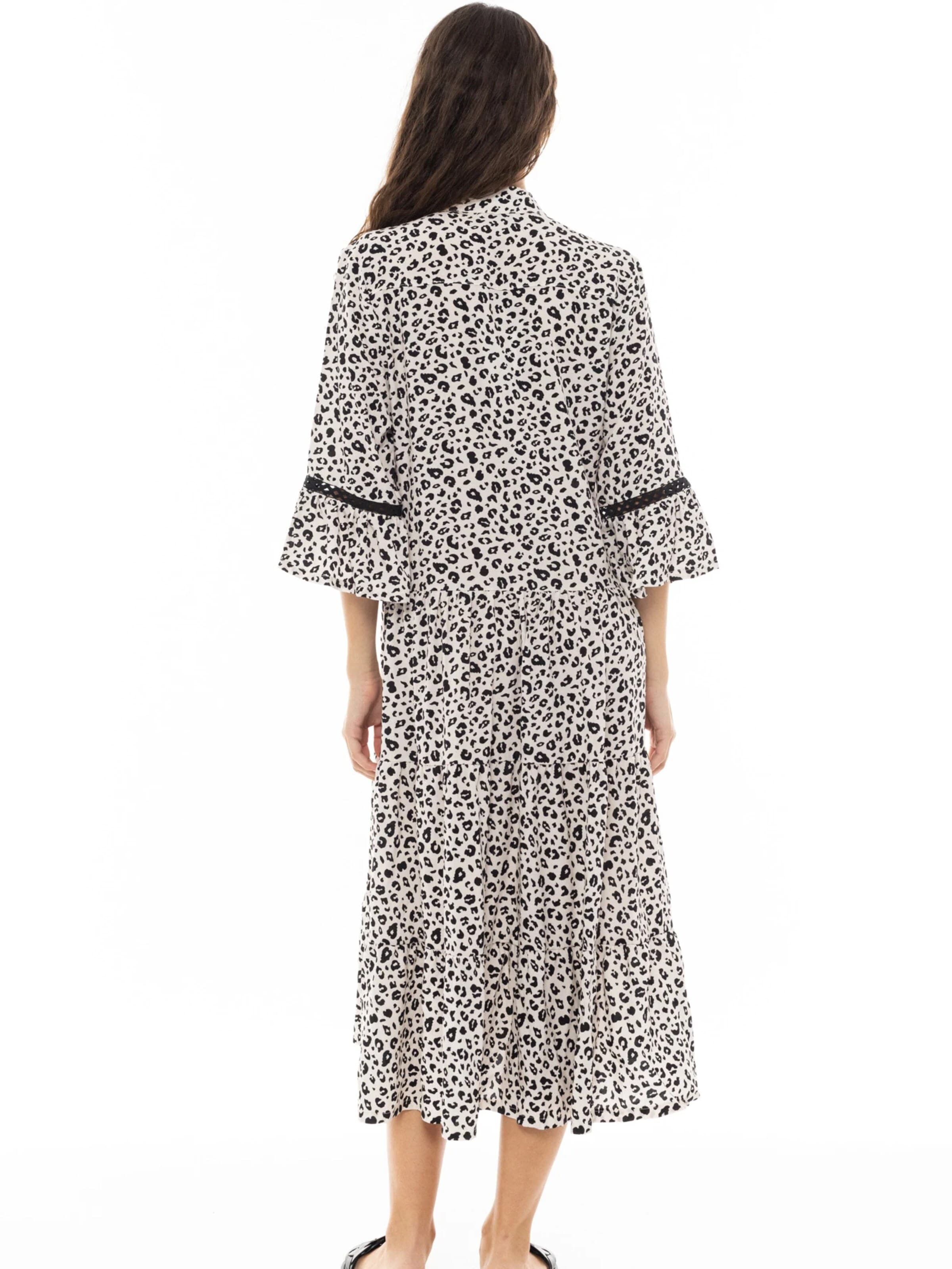 Robe 'BEACHWEAR OFFWHITE LEO LONG' Pink Label en blanc