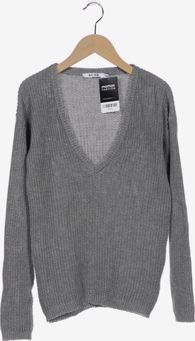 NA-KD Sweater & Cardigan in XXS in Grey: front