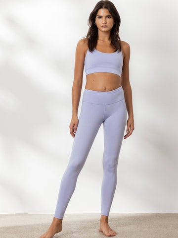 Hey Honey Leggings in Purple: front