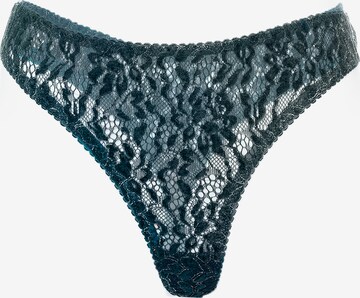 Aurore Lingerie String 'Agnes' in Groen: voorkant