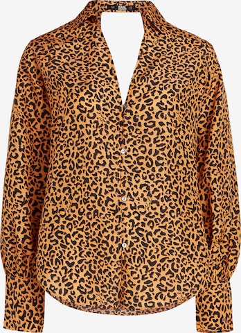 Karl Lagerfeld Blouse in Oranje: voorkant