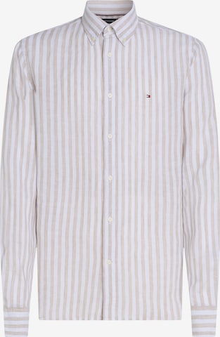 Chemise 'Essential' TOMMY HILFIGER en beige : devant
