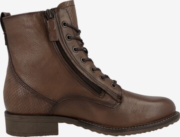 TAMARIS Lace-Up Ankle Boots in Brown