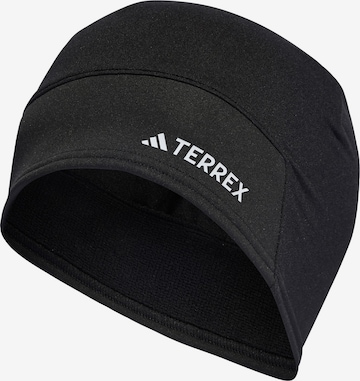 ADIDAS TERREX Athletic Hat in Black: front