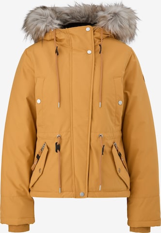 QS Winter Jacket in Yellow: front