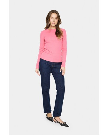 SAINT TROPEZ Sweter 'Aster' w kolorze różowy